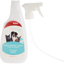 Bioline Deodorizing Spray 500Ml Pet Deodorant Spray White Green