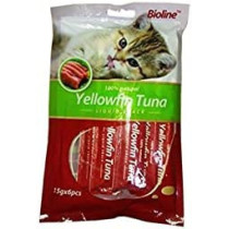 Bioline Cat Treats Natural Liquid Snack Yellowfin 15 Gm X 6pcs