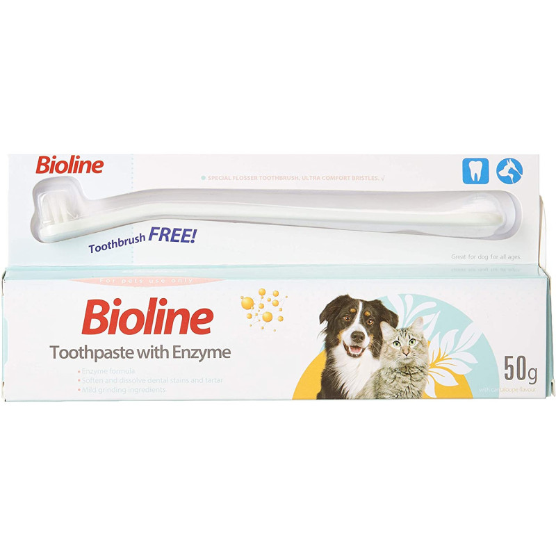 Bioline Dental Tooth Paste With Enzyme Hygienic 50 G Multicolor