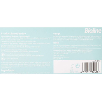 Bioline Dental Tooth Paste With Enzyme Hygienic 50 G Multicolor