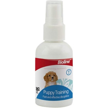 Bioline Puppy Training Spray 50ML Puppy Toilet Training Spray White