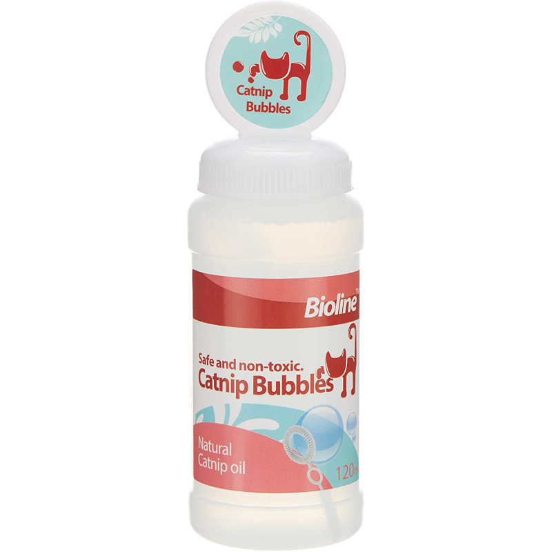 Bioline Pets Playful Behavior Stimulants Catnip Bubbles 120 ml multicolor