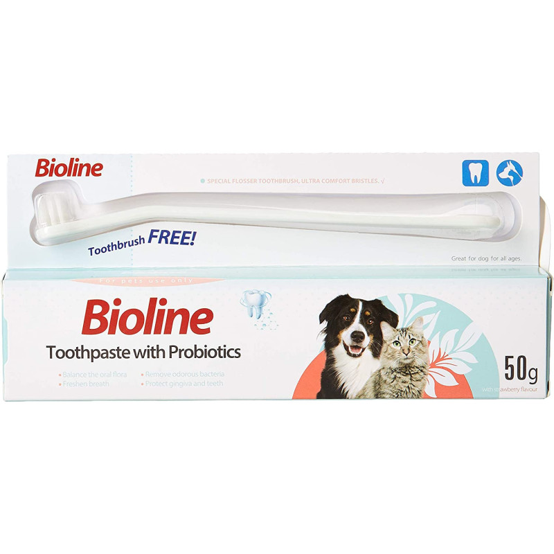 Bioline Toothpaste With Probiotics Balance Oral Flora 50 G Multicolor
