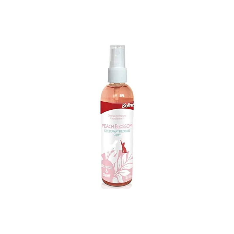 Bioline Peach Blossom Deodorant Freshing Spray 118ml multicolor