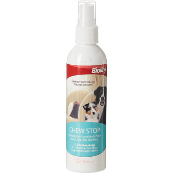 Bioline Chew Stop Dog Spray Natural Extracts 120 ml Multicolor