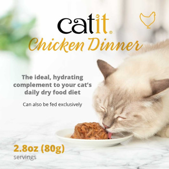 Catit Chicken Dinner Duck & Potato 80 g 6pcs box multicolor