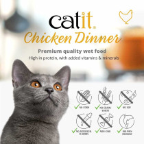 Catit Chicken Dinner Duck & Potato 80 g 6pcs box multicolor
