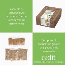 Catit Cat Grass Kit Pack Of 3 For The Catit Senses Grass Planter