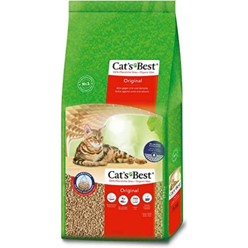 Okoplus Cats Best Original Clumping Cat Litter 17.2 kg Multi Colour 17.2 kg Pack of 1