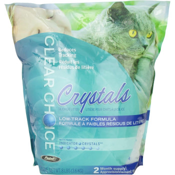 Clear Choice Silica Crystal Cat Litter White 7.6 Litres3.6 Kg