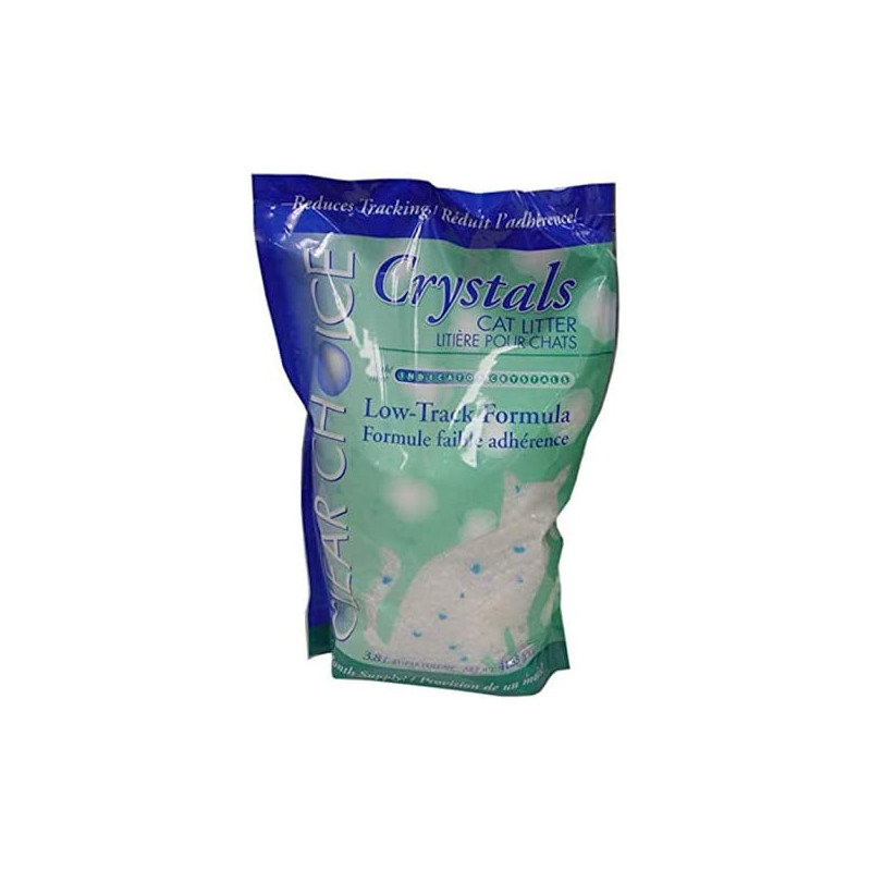 Clear Choice Silica Crystal Cat Litter White 3.8 Lites1.8 Kg