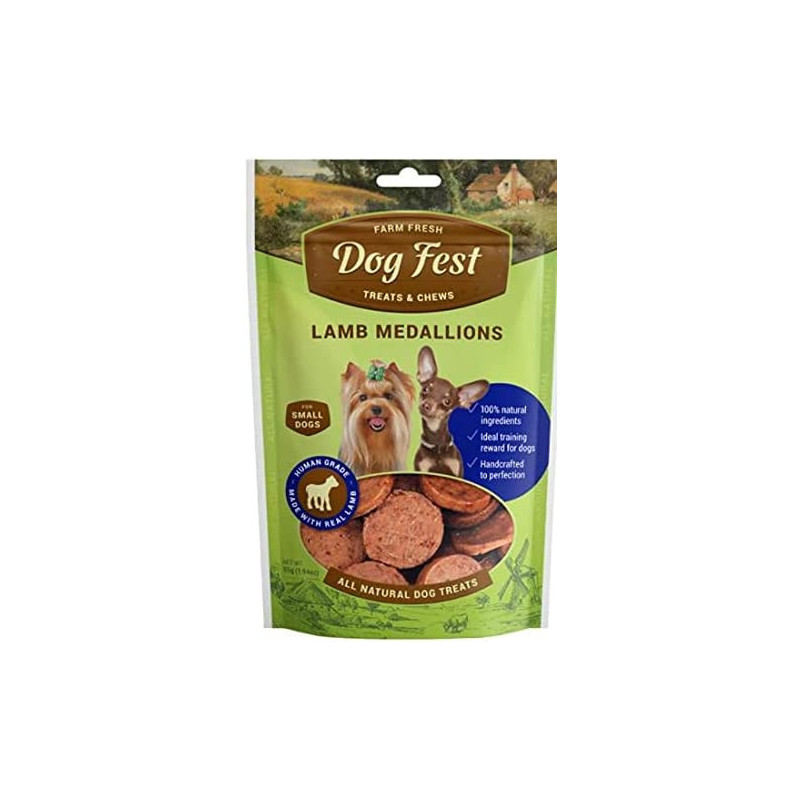 Dog Fest Lamb Medallions 55g