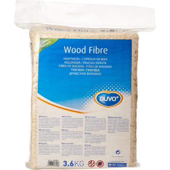 Duvo Wood Chips Natural Wood Fiber 3.6Kg