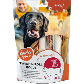 Duvo Twist N Rolls Beef 12.5cm 5Pcs 20cm 2Pcs