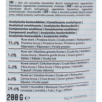 DUVO Meat Soft Chicken Bites 200G MULTICOLOR