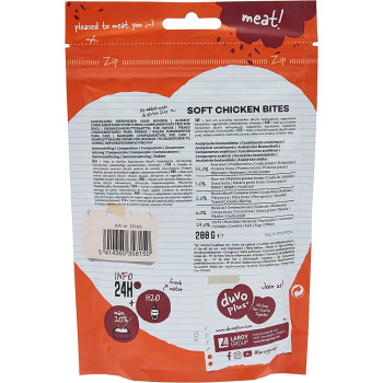 DUVO Meat Soft Chicken Bites 200G MULTICOLOR