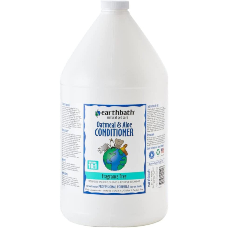 Earthbath Totally Natural Oatmeal And Aloe Conditioner Yellow 3.8 Gallon