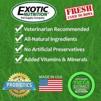 Exotic Nutrition Sugar Glider Diet With Papaya & Eucalyptus, Sugar Glider Food 908g