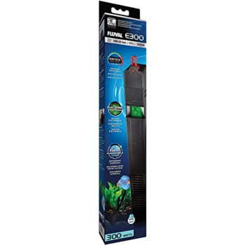 Fluval E300 Advanced Electronic Heater 300 Watt Heater for Aquariums up to 100 Gal. A774