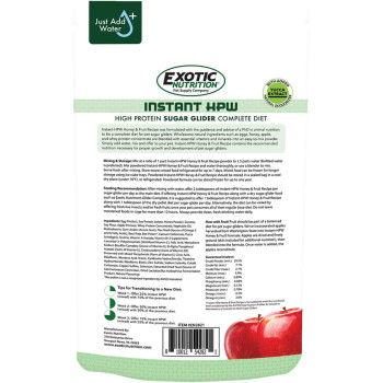 Exotic Nutrition Instant Hpw Honey & Fruit Recipe 1 Lb