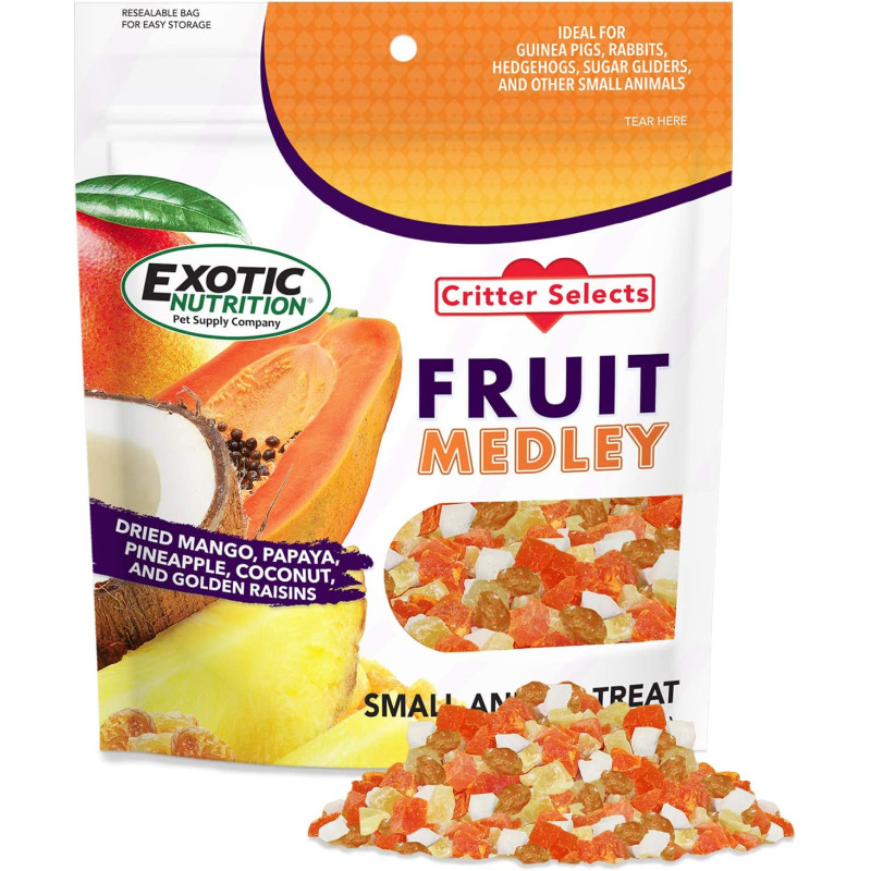 Exotic Nutrition Critter Selects Fruit Medley Treat 4oz