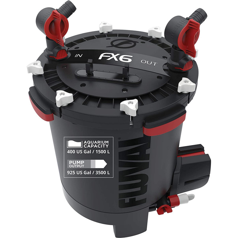 Fluval FX6 High Performance Aquarium Filter Canister Filter for Aquariums up to 400 Gal.