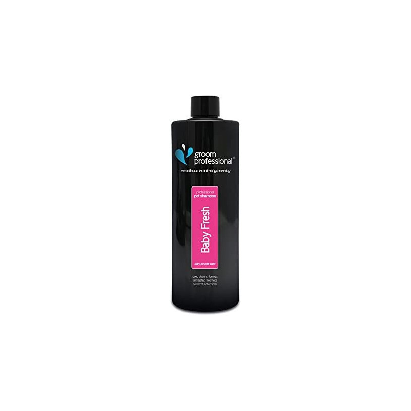 GROOM PROFESSIONAL Baby Fresh Dog Shampoo Excellence in Animal Grooming Gentle Scented Dog Shampoo Perfect for Young or Sensitive Skin Made in UK 450ml