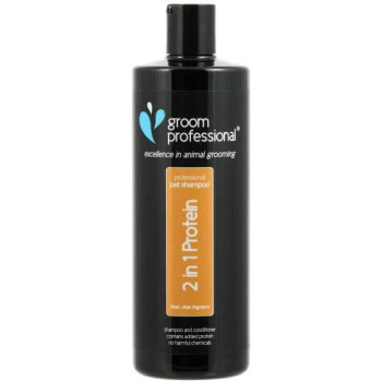 Groom Professional 2 In 1 Proten Pet Shampoo Multi Colour 450 ml 842091 450 ml Pack Of 1