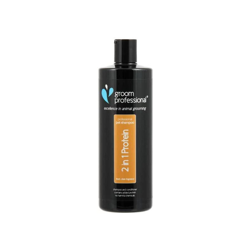 Groom Professional 2 In 1 Proten Pet Shampoo Multi Colour 450 ml 842091 450 ml Pack Of 1