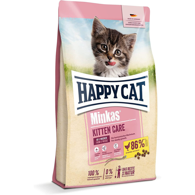 Happy Cat Minkas Kitten Care Cat Dry Food 1.5 Kg | Premium Kitten Foods