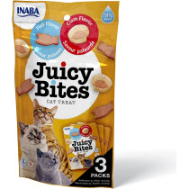 Inaba Juicy Bites Fish & Clam Flavor 33 9G 3 Pouches Per Pack