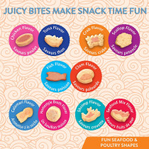 Inaba Juicy Bites Fish & Clam Flavor 33 9G 3 Pouches Per Pack