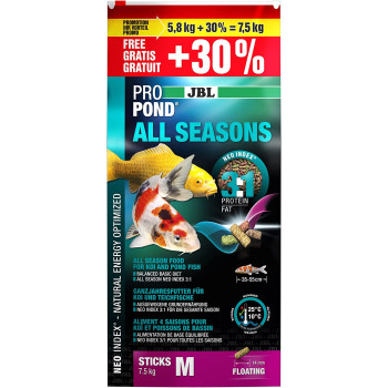 Jbl Pro Pond All Seasons M Fish Food 5.8 Kg Multi Colour 4125800 Propond