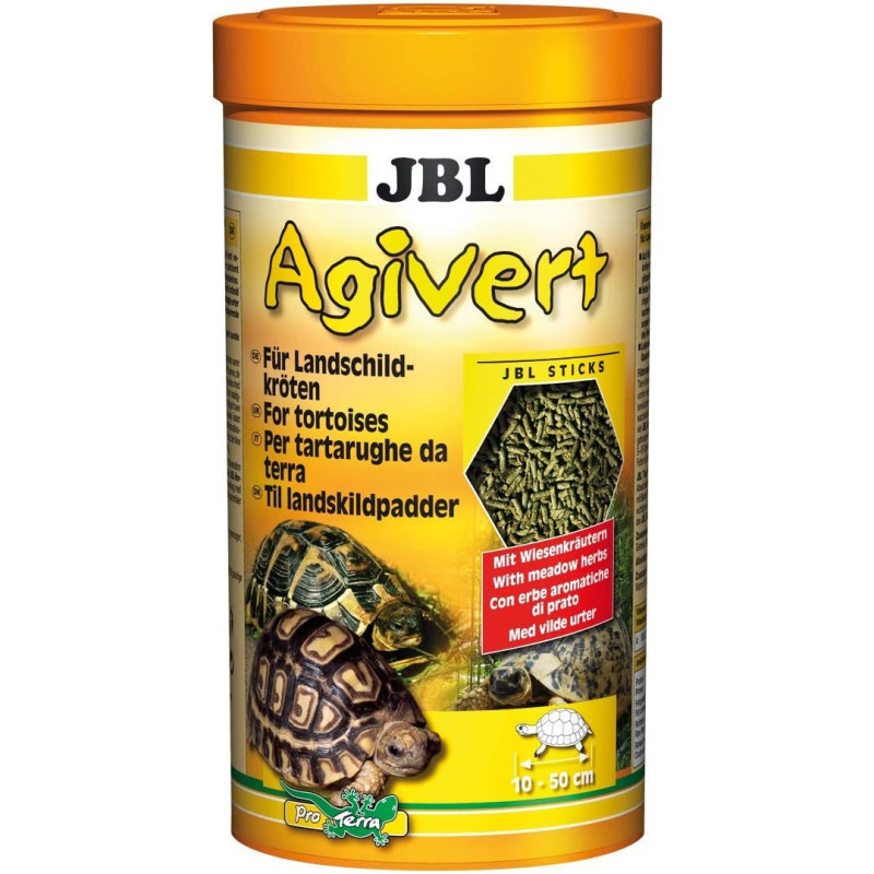 JBL 70333 agivert tortoise food for tortoises measuring sticks