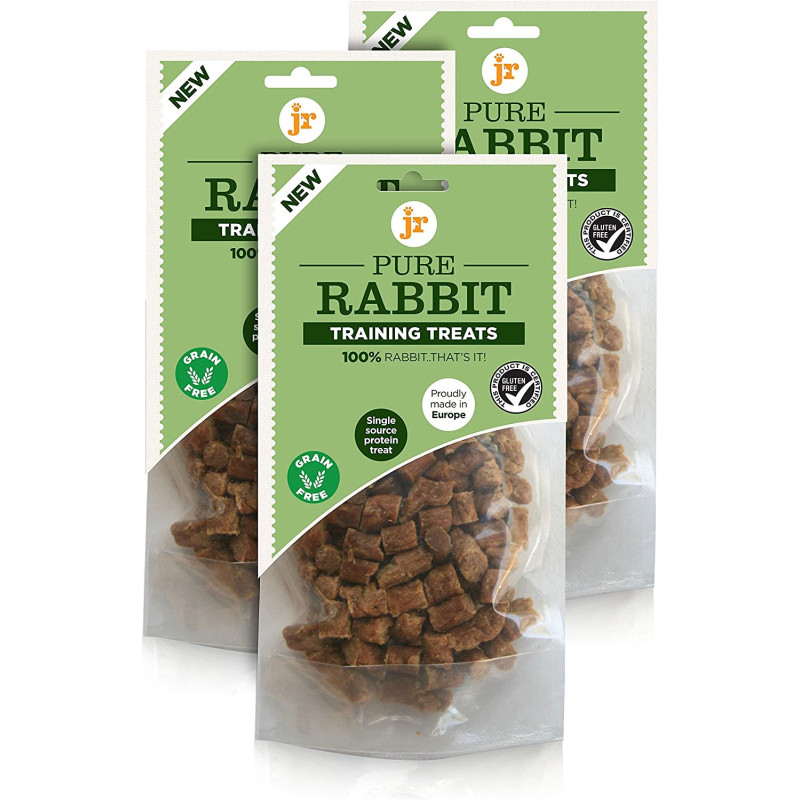 Jr Pure Rabbit Training Treats 3 Pack Natural Dog Treats