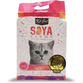 Kit Cat Soya Clump Soybean Litter Confetti 7L