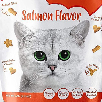 Kit Cat Kitty Crunch Salmon Flavor Cat Treat 60g