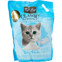 Kit Cat Crystal Silica Cat Litter Baby Powder 5L Blue, Best Cat Cleaning Powder