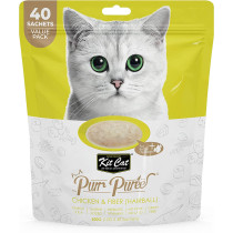 Kitcat Purr Puree Chicken and Fiber Hairball Value Pack
