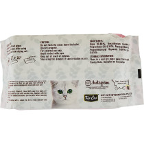 Kitcat 5 In 1 Cat Wipes Baby Powder Scented 80 Sheets