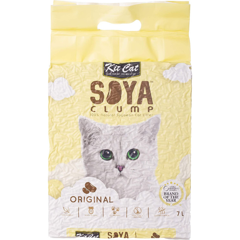 Kit Cat Soya Clump Soybean Original Cat Litter 7L