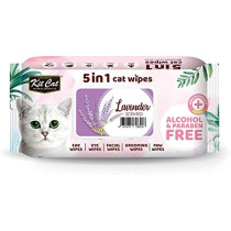 Kitcat 5 In 1 Cat Wipes Lavender Light Pink