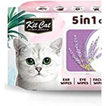 Kitcat 5 In 1 Cat Wipes Lavender Light Pink