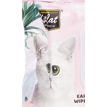 KitCat 5 in 1 Cat Wipes Lemon Scented 80 Sheets