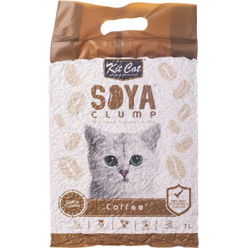 Kit Cat Soya Clump Soybean Cat Litter Coffee 7L | Soya Coffee Cat Litter