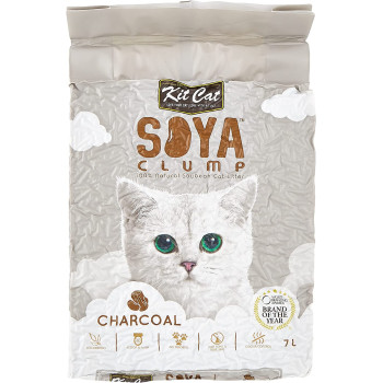 Kit Cat Soya Clump Soybean Cat Litter Charcoal 7L | Soya Charcoal Cat Litter