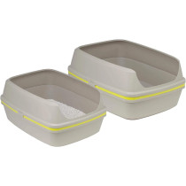 Moderna Lift To Sift Jumbo Cat Litter Tray 57 X 43 X H27 cm Warm Grey Aa72 5412087991143