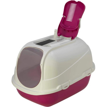 Moderna Mega Comfy Cat Litter Tray 65.7 x 49.3 x H45.7 cm Warm Grey