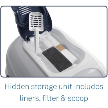 Moderna Mega Comfy Cat Litter Tray 65.7 x 49.3 x H45.7 cm Warm Grey