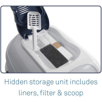 Moderna Mega Comfy Cat Litter Tray 65.7 x 49.3 x H45.7 cm Warm Grey